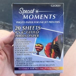 New 20 sheets 4 x 6 glossy photo paper